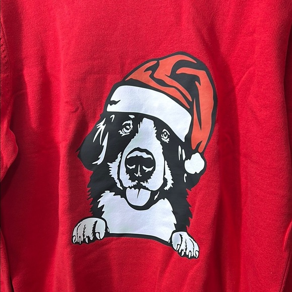 Women’s XL red cotton santa paws Christmas  Sweater - Picture 5 of 15